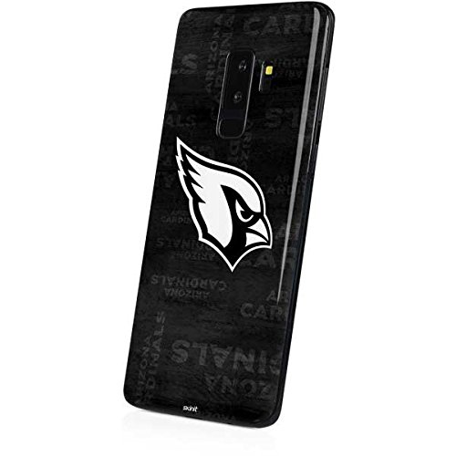 Official NFL Arizona Cardinals Black & White Phone Skin for Samsung Galaxy S9 Plus | Protective Decal Sticker | Perfect for Game Day & Fan Showcase