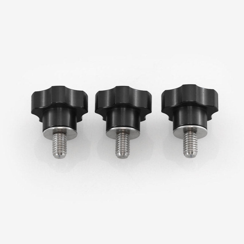 ADM Accessories Tripod Knob Set for Losmandy G11 & Celestron CI700 Mounts - Black (TKS BK) | Telescope Mount Upgrade | Astronomy & Astrophotography Accessories