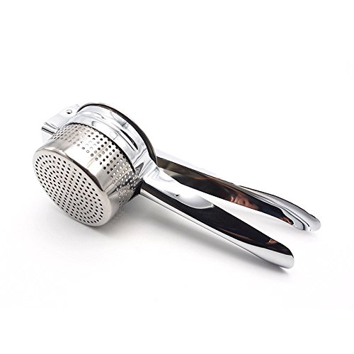 Premium Stainless Steel Potato Ricer Masher - Heavy Duty Potato Press for Smooth Mashed Potatoes, Baby Food & Purees - Perfect for Kitchens, Restaurants & Home Cooking