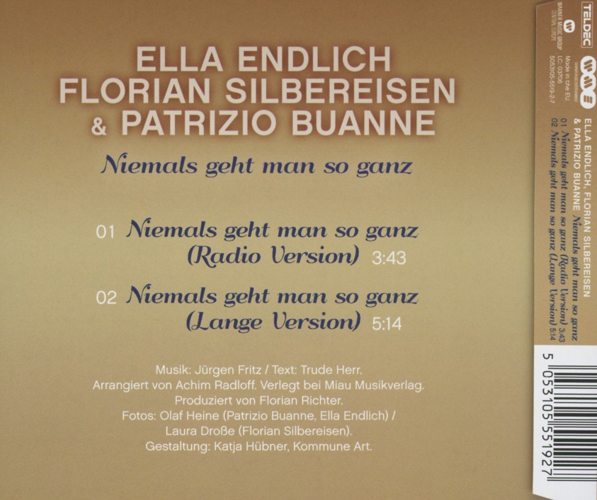 Niemals Geht Man So Ganz - Premium German Inspired Home Decor for Living Room & Bedroom | Elegant Wall Art & Gift Idea
