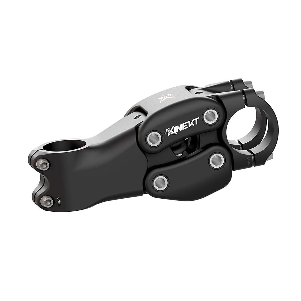 KINEKT Suspension Stem – Adjustable Height Bicycle Handlebar Stem for Mountain Bike, Road Bike, MTB & BMX – Reduce Shoulder Pain & Improve Comfort – Perfect for Rough Trails, Commuting & Long-Distance Cycling