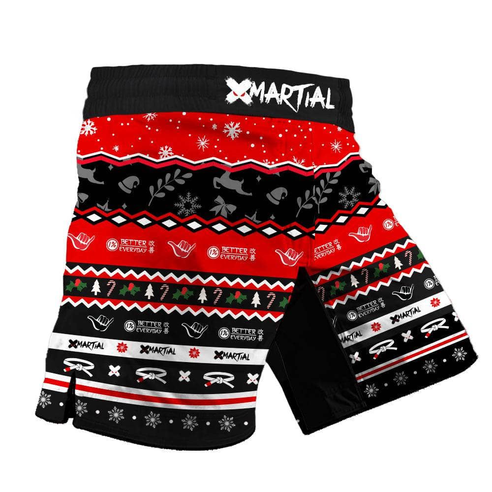 Jingle Jits 2.0 Hybrid BJJ Shorts for Men - Lightweight MMA & Brazilian Jiu-Jitsu Training Shorts - Perfect for Grappling, No-Gi BJJ & MMA Workouts