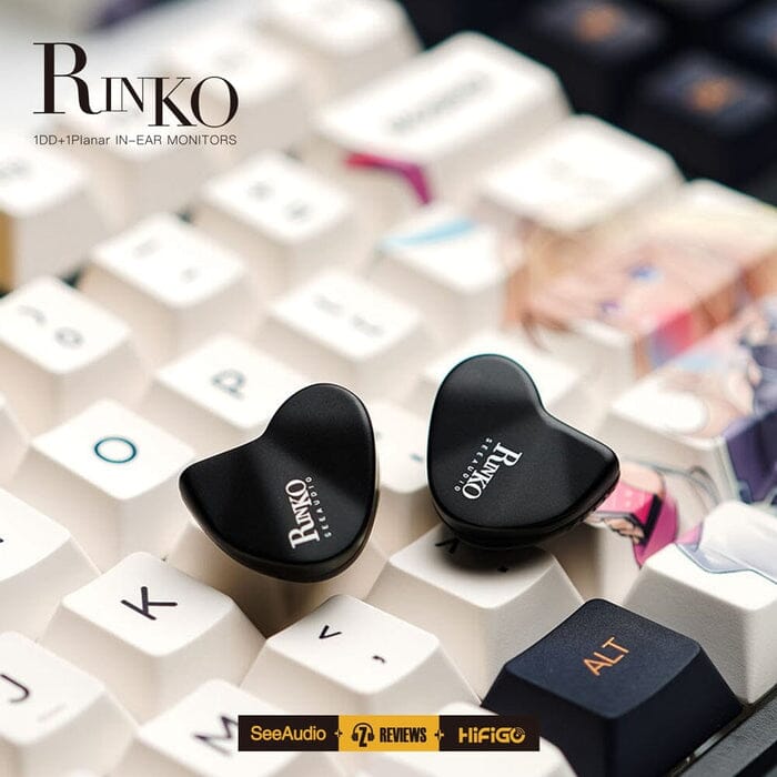 Z Review Rinko Touch Cherry Profile Keycaps Set - PBT Dye-Sub Keycap Set for Mechanical Keyboards (87/104/108 Keys) - Perfect for Gaming, Typing & Office Work