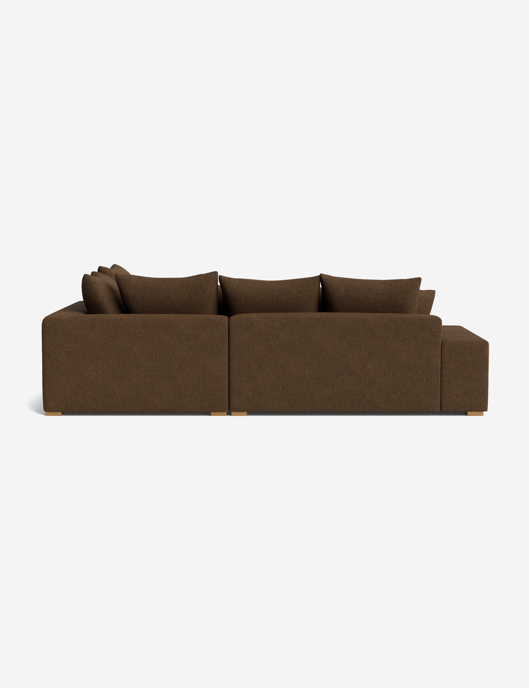 Stylish Clayton Sectional Sofa - Modern L-Shaped Couch for Living Room, Home Theater & Lounge Areas | Comfortable Fabric Upholstery & Spacious Seating