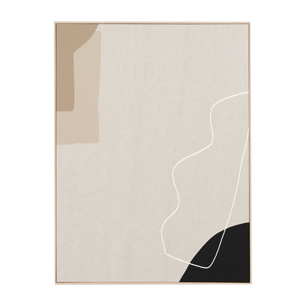 Arles 2 Framed Screenprint - Premium Wall Art Decor for Living Room, Bedroom & Office - Modern Abstract Artwork for Home & Office Decoration