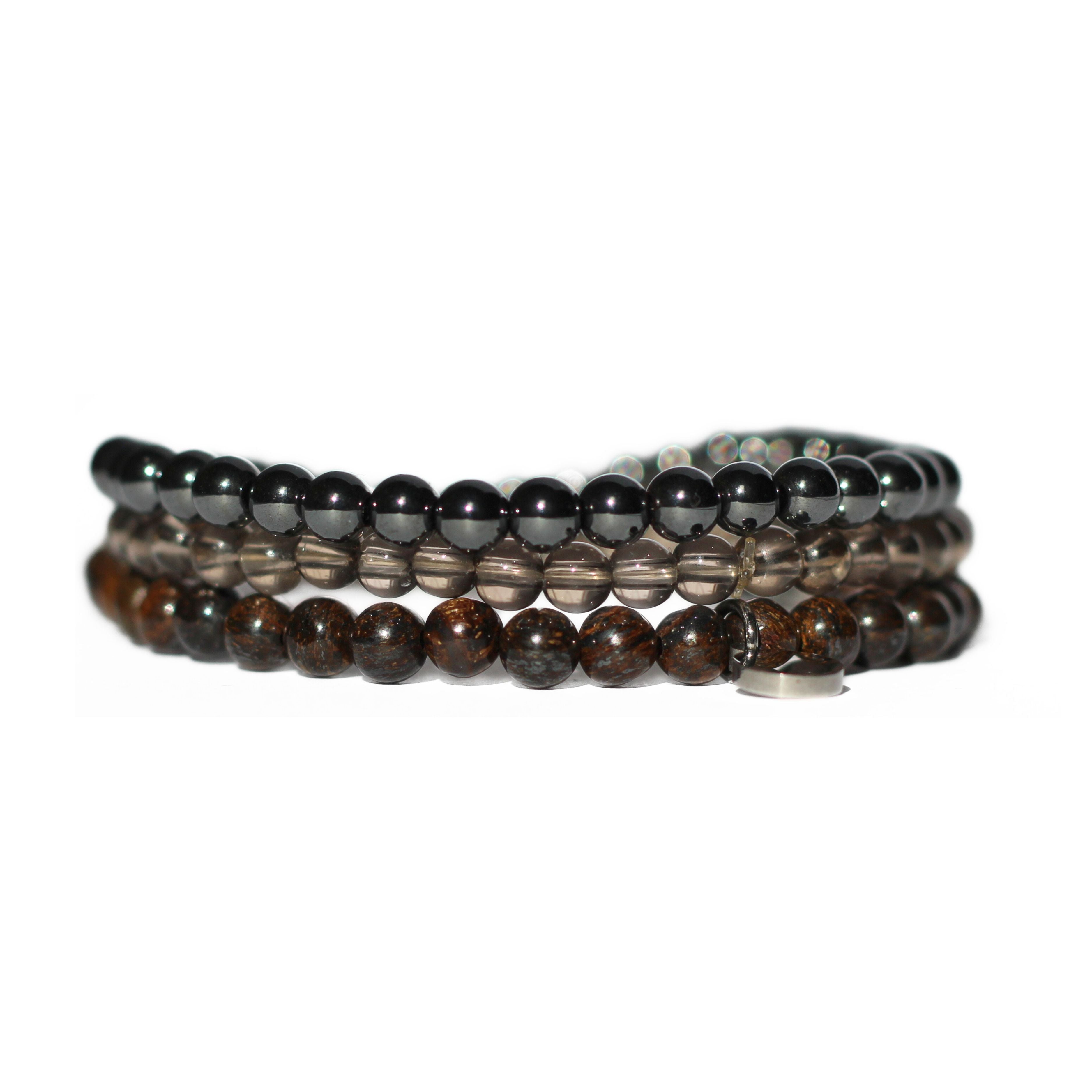 Father Bracelet Pack Mini - Engraved Personalized Dad Bracelet for Men - Perfect Gift for Father's Day, Birthday & Anniversary - Ideal for Casual Wear, Office & Special Occasions