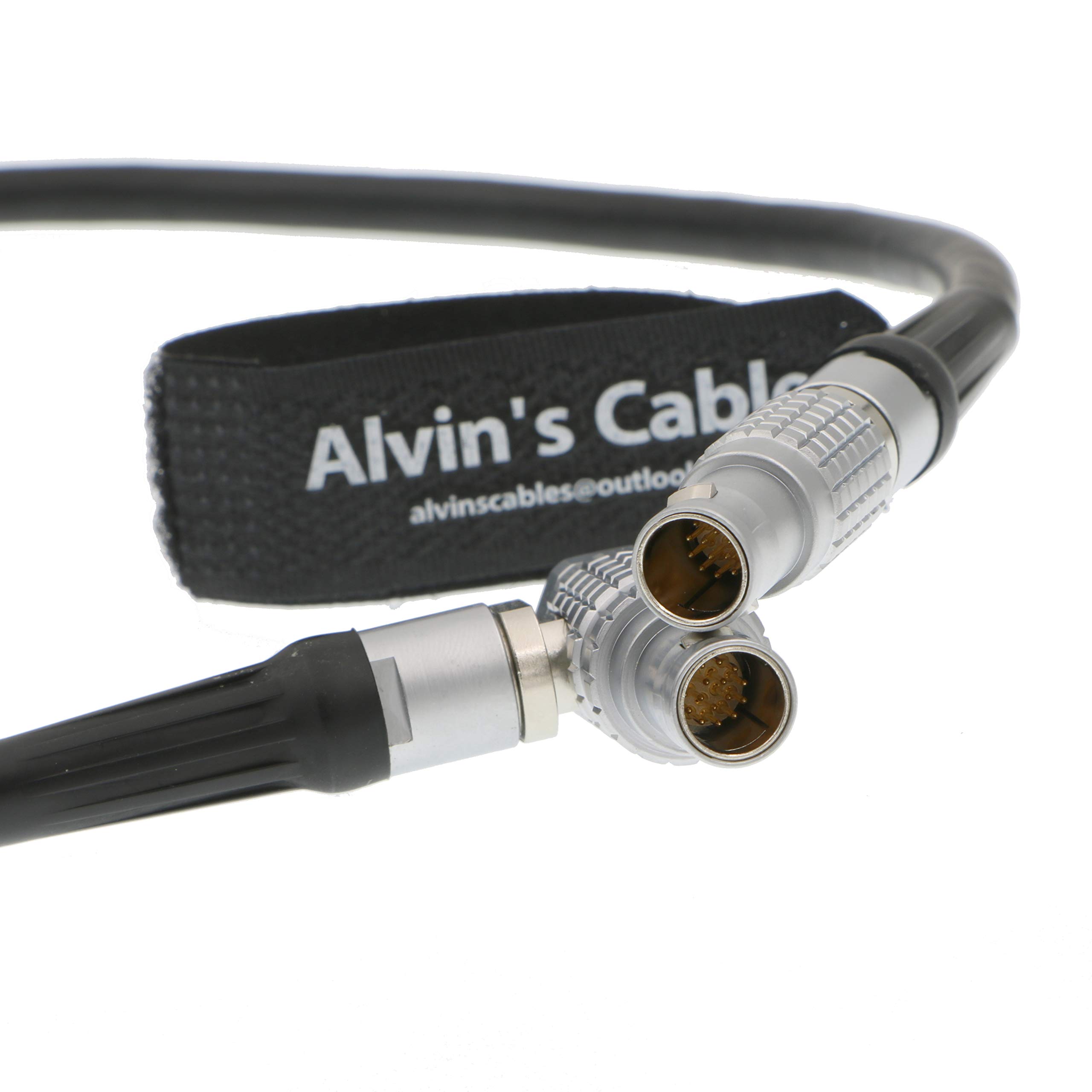 Alvin's Cables 16-Pin Male Right Angle to Straight LCD EVF Cable for Red One, Red Epic & Scarlet Cameras - Perfect for Professional Filmmaking & Studio Setups