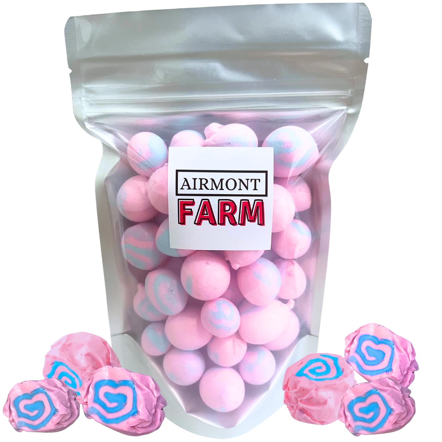 Freeze Dried Cotton Candy - 2 oz Bite-Sized Pieces | Crunchy Sweet Snack with Intense Flavor | Lightweight & Delicious | Perfect for Lunchboxes, Parties & On-the-Go Treats (Cotton Candy Flavor)