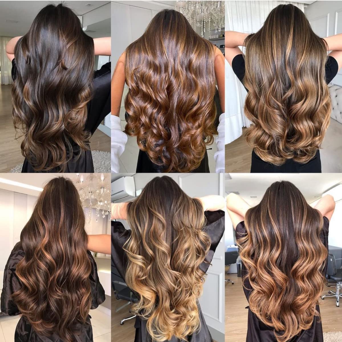 Clip in Human Hair Extensions 14inch - 8pcs 120g Real Human Hair Extensions Straight with 4/27 Balayage (Strawberry Blonde to Medium Brown) - Perfect for Daily Styling, Volume Boost & Special Occasions