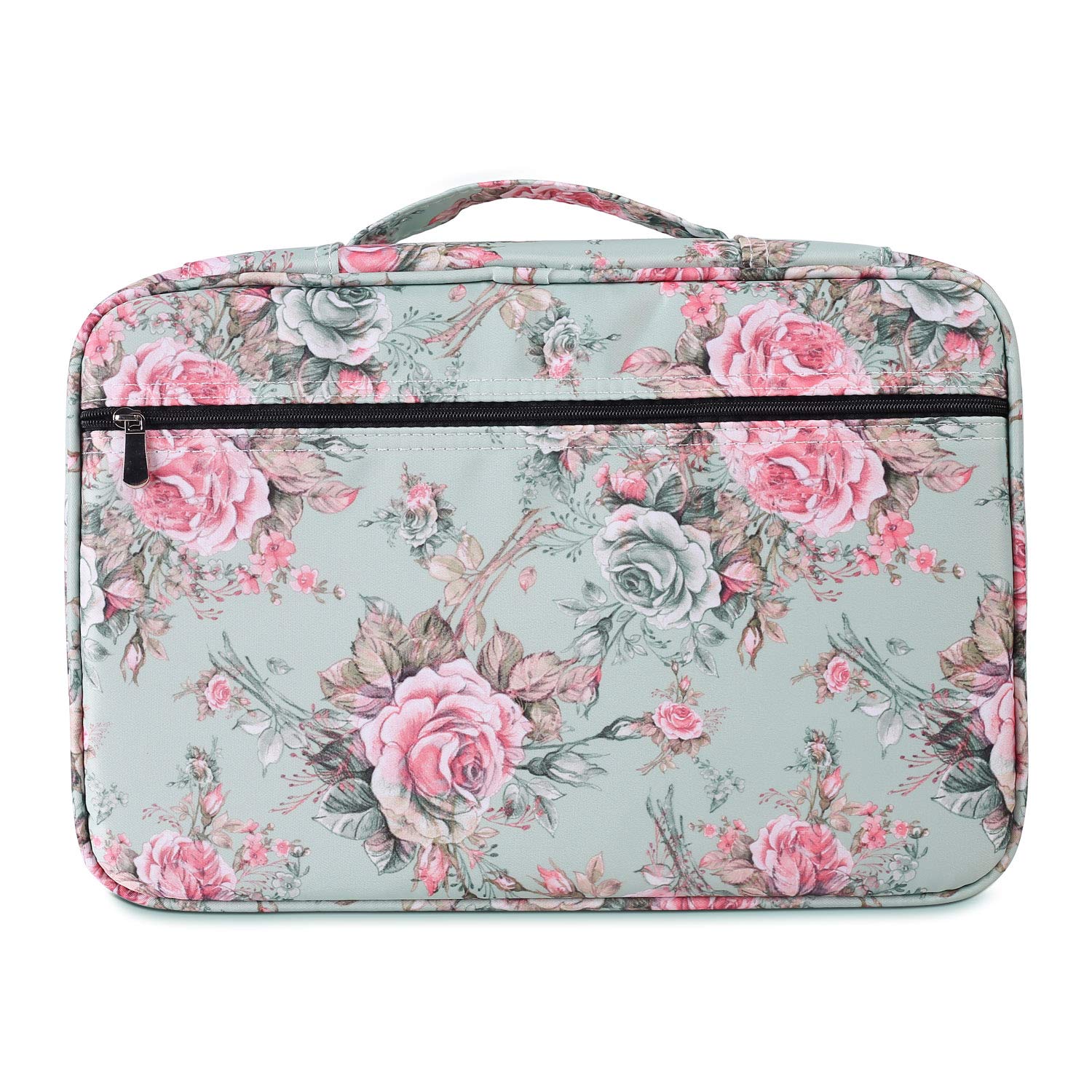 Shulaner Large Capacity Nylon Pencil Case - Holds 300 Colored Pencils or 200 Gel Pens, Zipper Closure Artist & Student Organizer - Perfect for School, Office, Art Classes & Travel Storage