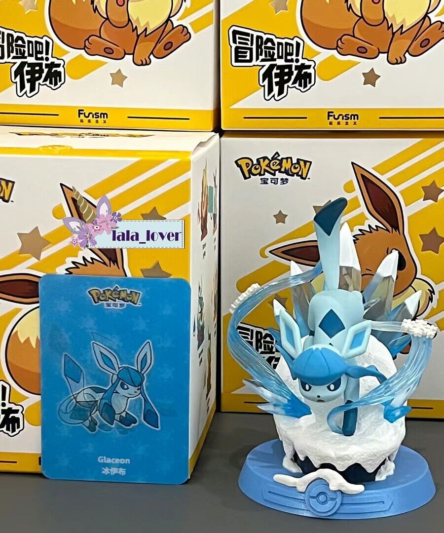 Funism Pokémon Eevee Evolution Adventure Series 2 - Case of 9 Mystery Blind Boxes (Includes Sylveon) | Collectible Figures for Fans, Gift for Kids, Perfect for Display & Trading