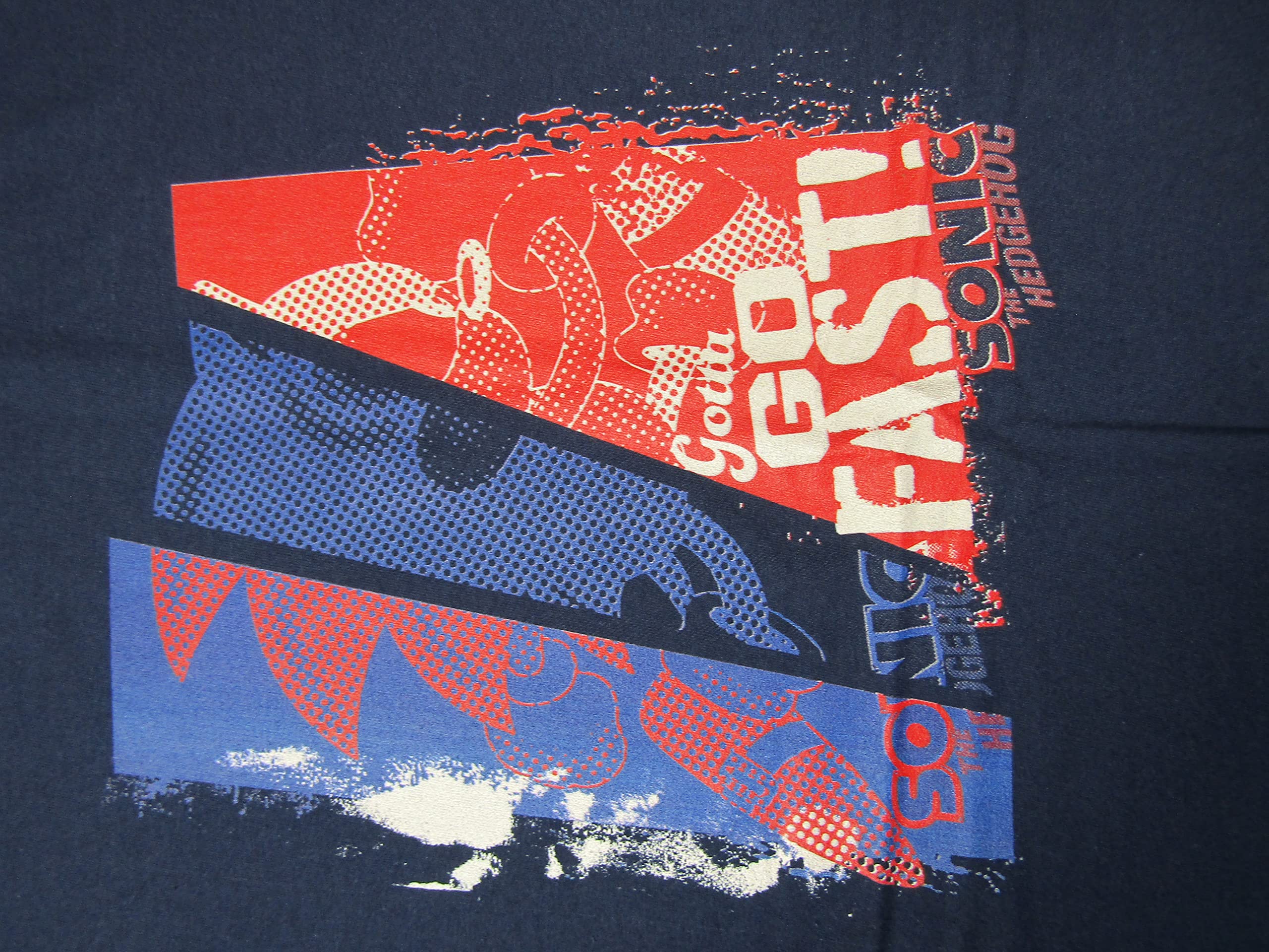 Sonic The Hedgehog Fast Men's Navy Blue Graphic Tee - Cool Gaming T-Shirt for Casual Wear & Fan Merchandise