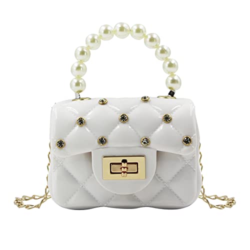 White-with Rhinestone