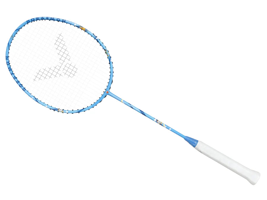 Victor x Doraemon Badminton Racket Set - Premium Gift Box for Kids & Adults - Perfect for Sports, Birthday Gifts & Anime Fans Collection