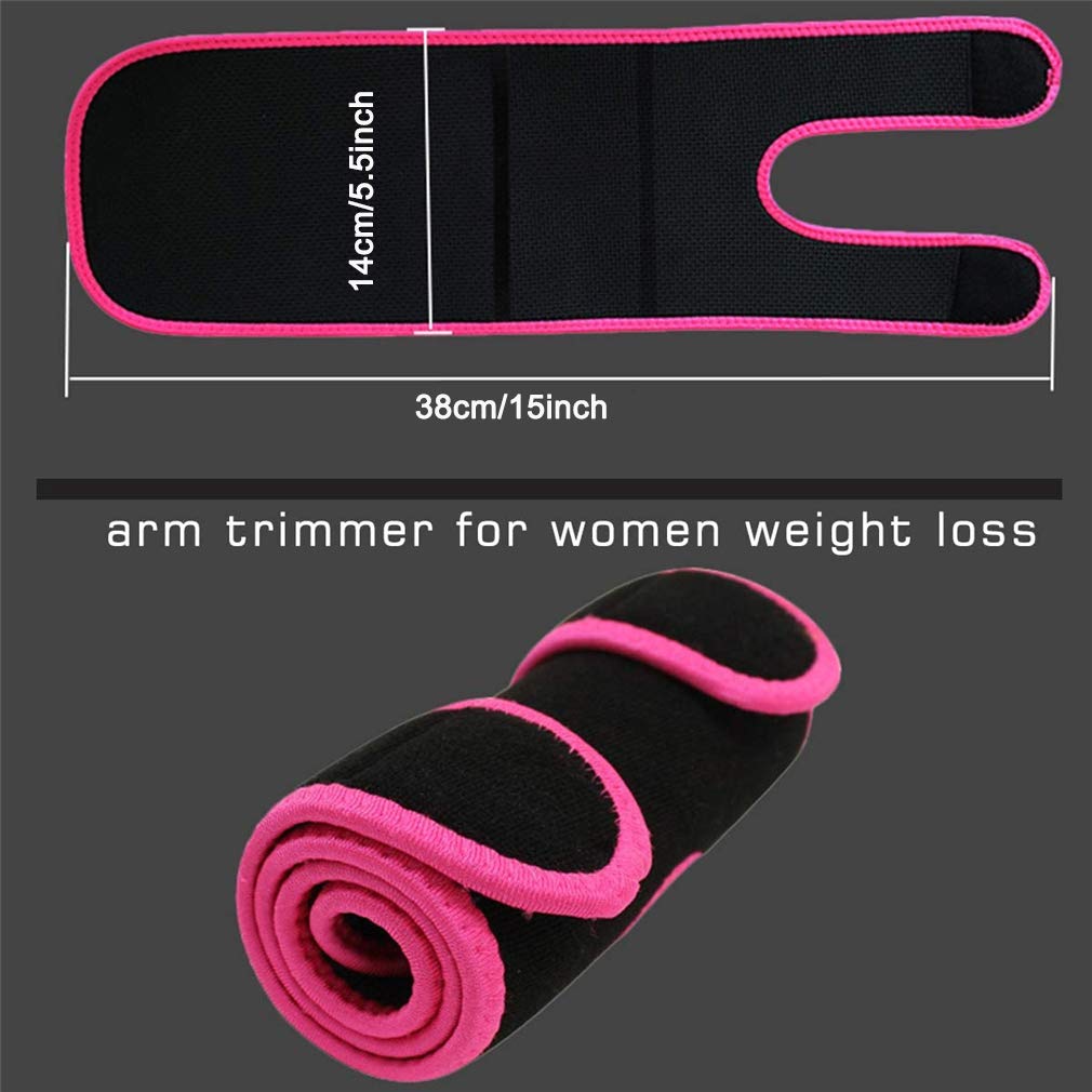 Arm Fat Burning Trimmer & Sweat Sauna Sleeve for Men & Women - Yoga, Running, Fitness Compression Band to Increase Sweating & Circulation - Slimming Workout Arm Bands for Exercise & Weight Loss (Purple) - Perfect for Gym, Home Workouts & Sports Activities