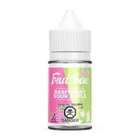 Fruitbae Salts E Juice - Raspberry Apple Salt Nicotine Vape Juice 30mL | Refillable Pod System | Smooth Throat Hit for All-Day Vaping