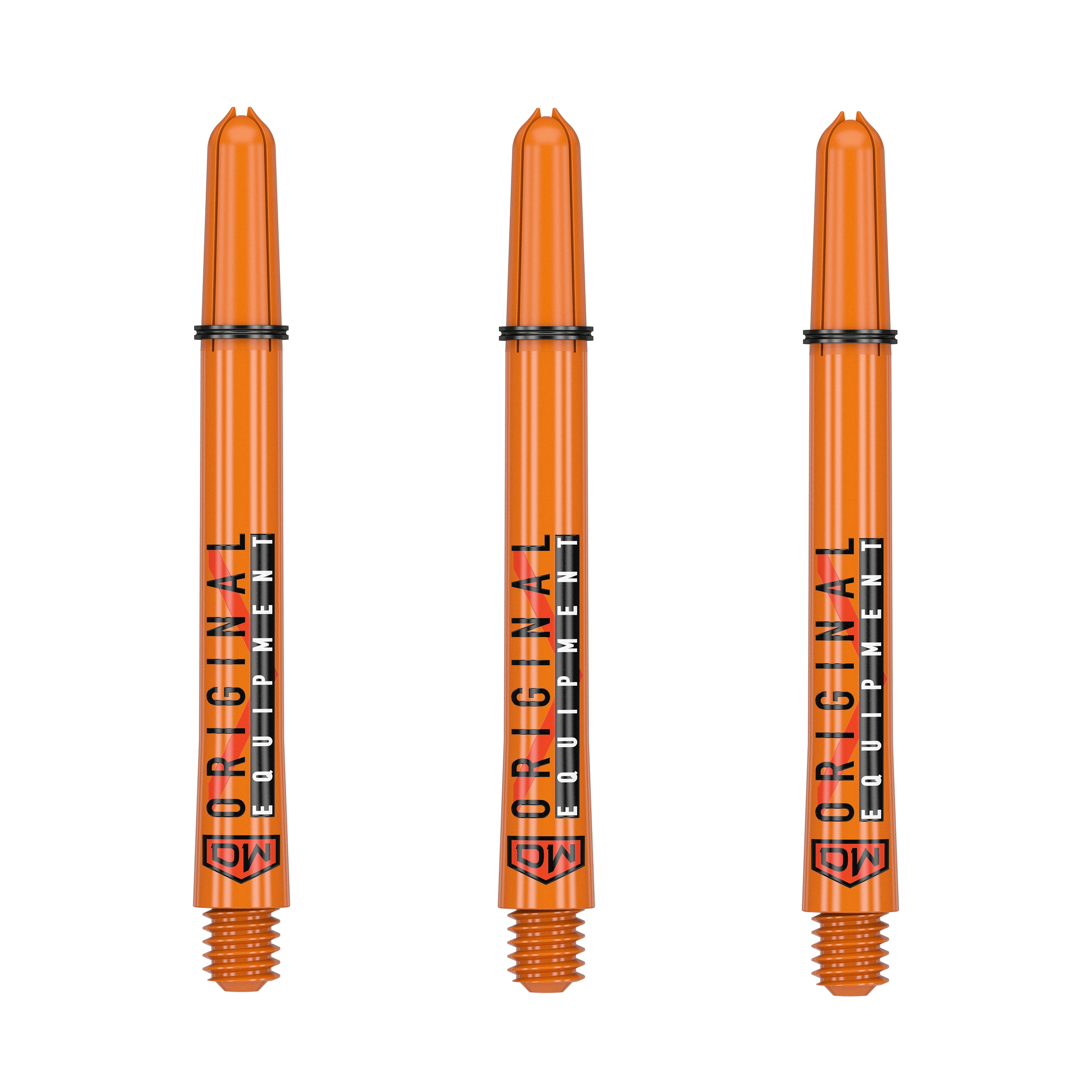 DART WORLD Clinch Darts Shafts 3PK Orange - Professional Dart Shafts for Precision Play | Perfect for Bars, Tournaments & Home Practice