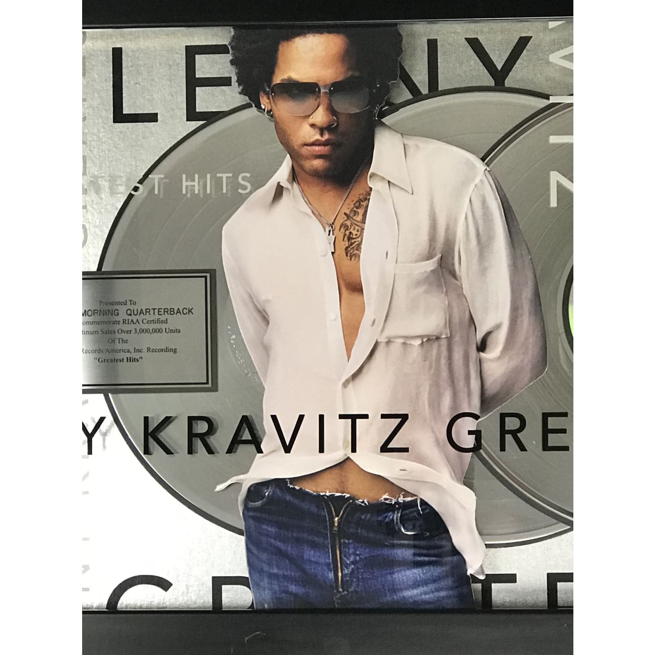 Lenny Kravitz Greatest Hits Album - 3x Multi Platinum Certified by RIAA | Perfect for Home Listening, Car Rides & Music Collectors