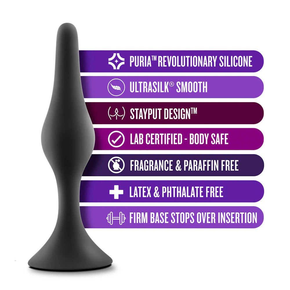 Premium Anal Plug - Large Size Platinum Silicone Butt Plug for Adults - Comfortable & Body-Safe Design - Perfect for Beginners & Advanced Play - Sensual Enhancement for Couples & Solo Exploration
