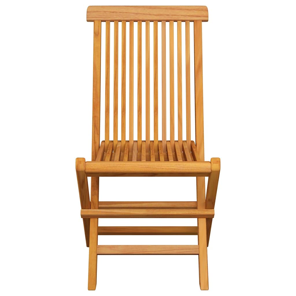 CHARMMA 4-Piece Patio Chairs Set with Bright Green Cushions - Solid Teak Wood Outdoor Furniture (28.1KG) - Perfect for Garden, Poolside & Backyard Relaxation