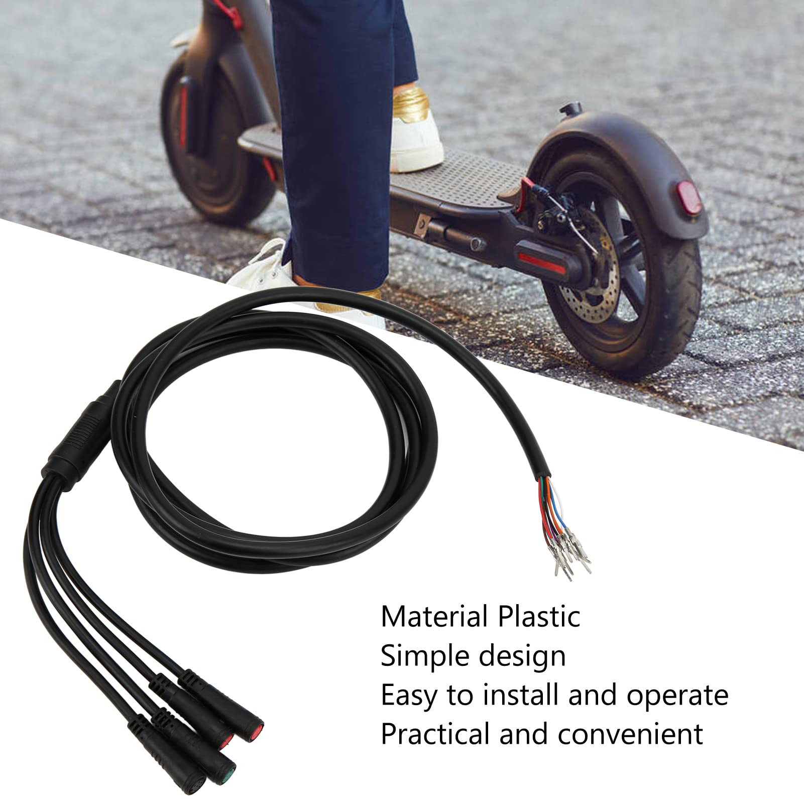 High-Performance Electric Scooter Power Cable & Display Connection Line - Stable 10-Inch Scooter Accessories for Commuting & Urban Travel