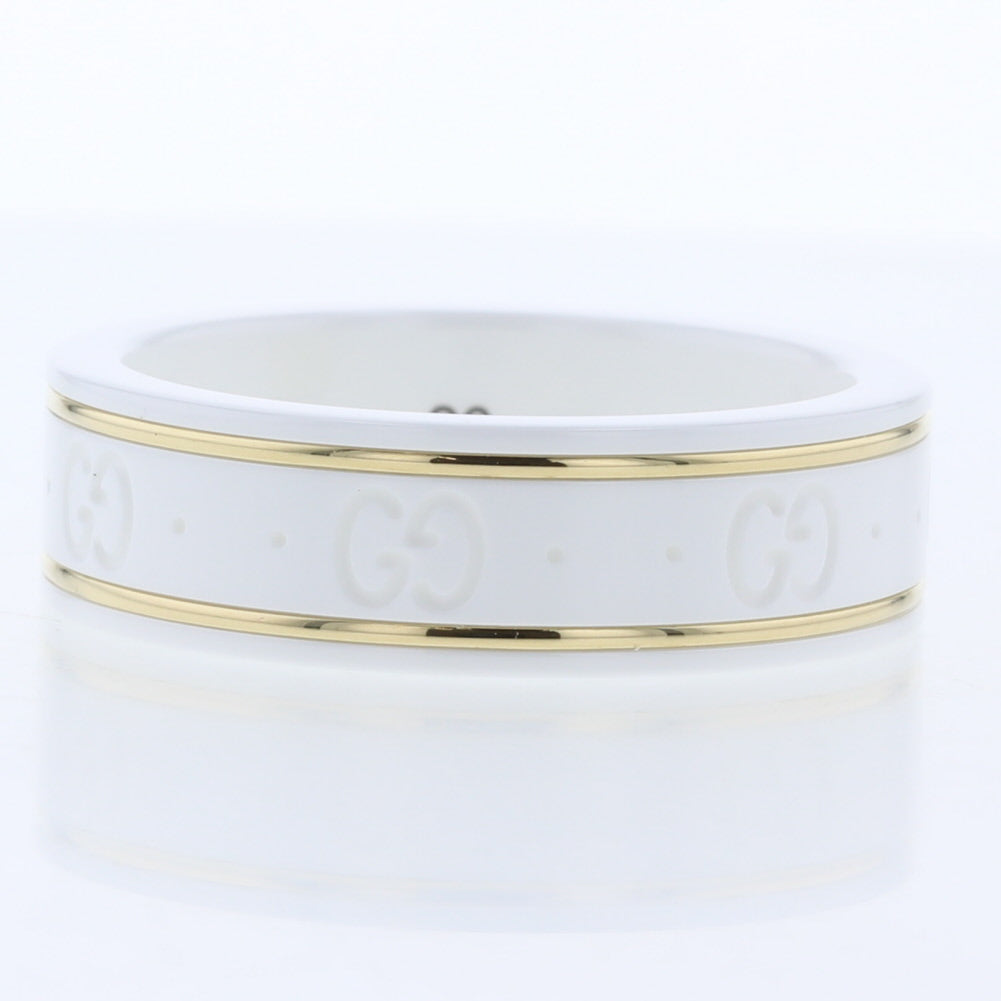18K Gold GG Icon Ring for Women - Luxury Fashion Jewelry Gift for Birthday, Anniversary & Special Occasions