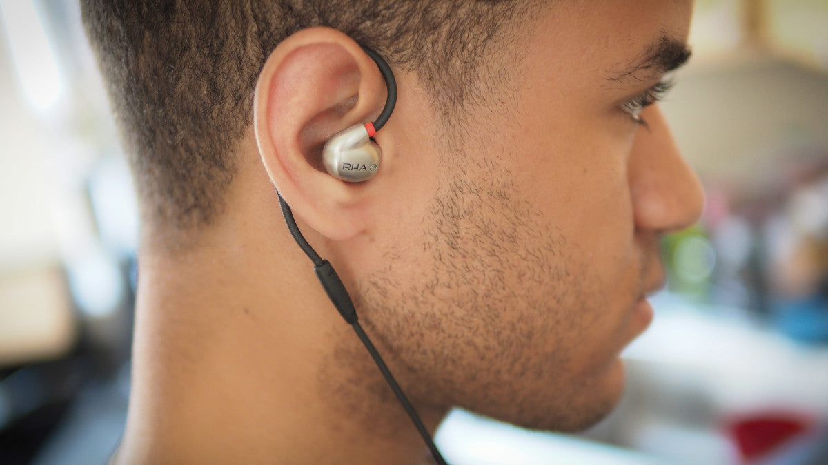 RHA T20 High Fidelity Noise Isolating Dual-Coil In-Ear Headphones - Perfect for Music Lovers, Travel & Workout