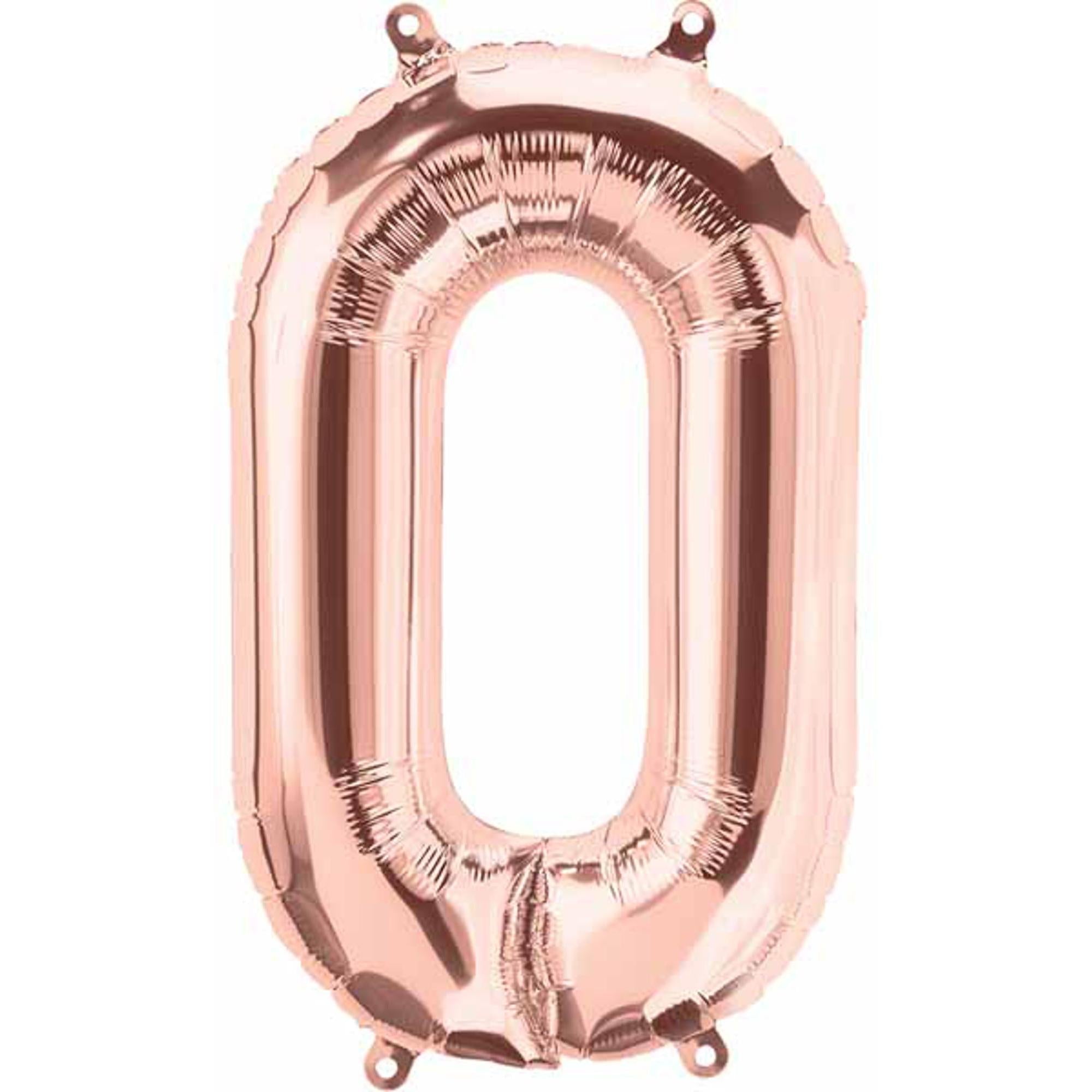 16 Inch Rose Gold Letter O - Elegant Home & Party Decoration for Weddings, Birthdays, Baby Showers & Wall Decor (01351)