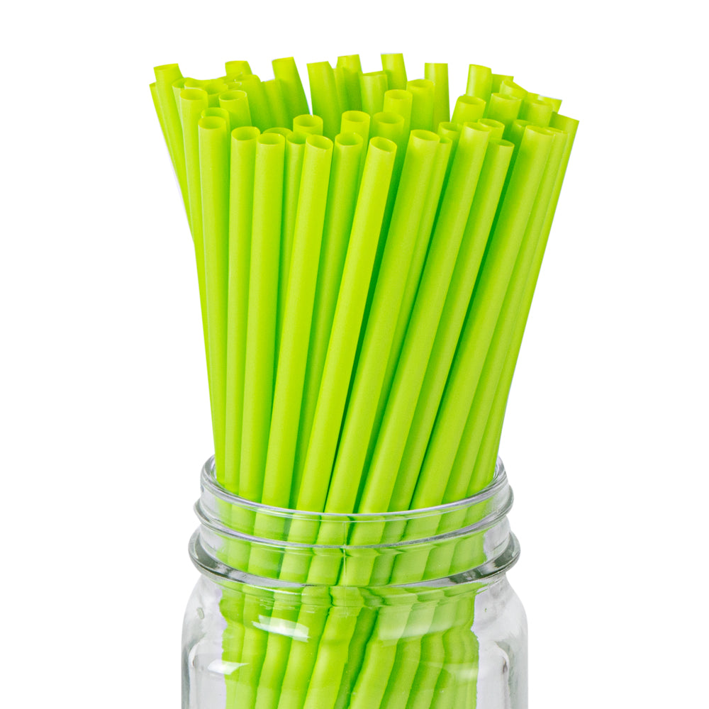 Eco-Friendly Compostable PLA/PBAT Plastic Straws - 8 1/4 Inch, 2000 Count Box - Perfect for Restaurants, Cafes & Sustainable Events
