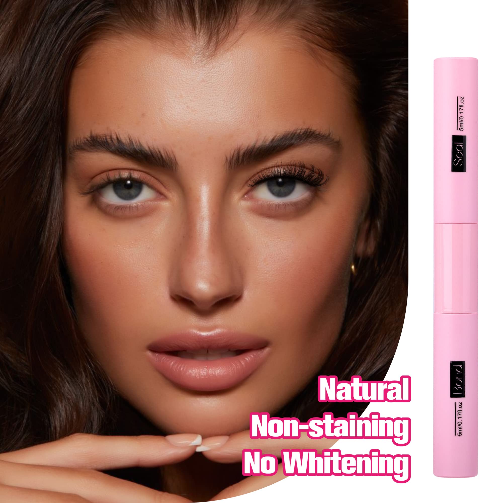 Best Lash Glue for Extensions - Strong Hold & Long-Lasting Eyelash Adhesive for DIY Cluster & Individual Lashes - Perfect for Professional Salon or Home Use
