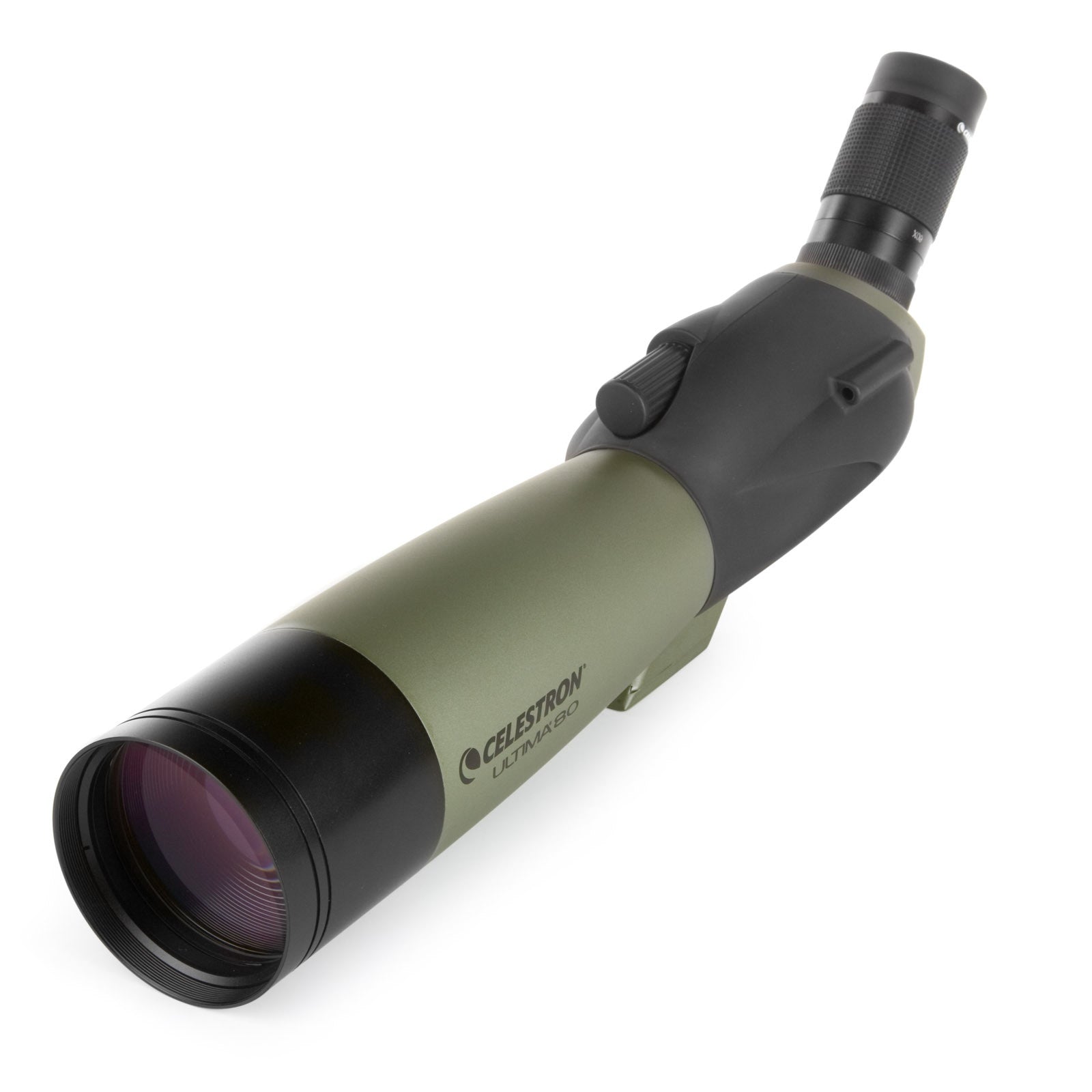 Celestron Ultima 20-60x80 Angled Spotting Scope - High-Powered Zoom for Bird Watching, Hunting & Outdoor Observation