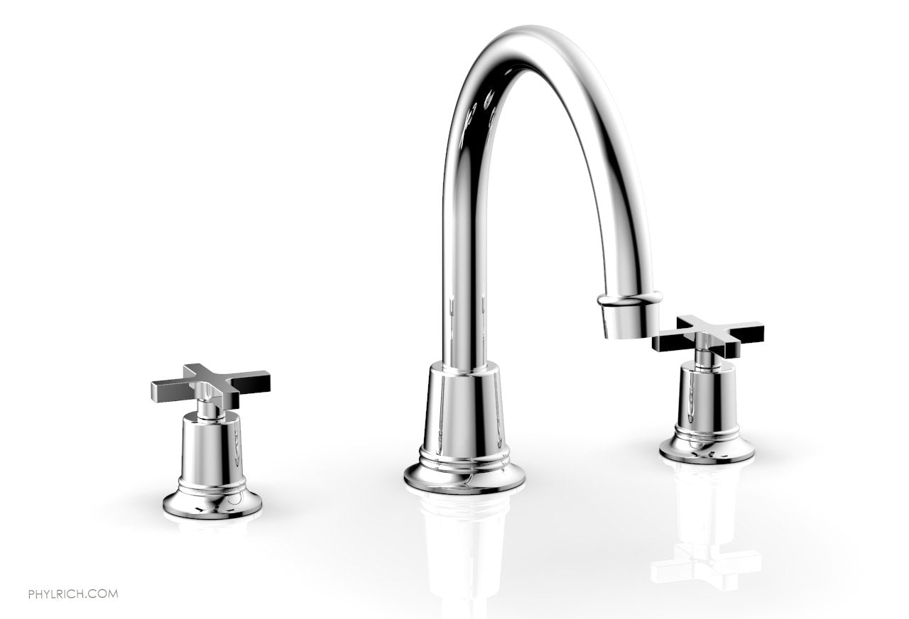 HEX MODERN Deck Tub Set with Cross Handles - 42