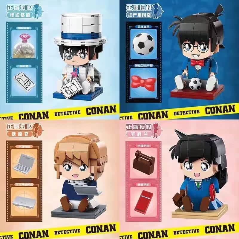 Keeppley Detective Conan Classic Characters Building Blocks Set - Anime Model Kit for Collectors & Fans - Perfect for Display, Gifts & Anime-Themed Decor