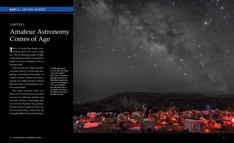 The Backyard Astronomer's Guide - Best Stargazing Book for Beginners & Amateurs | Perfect for Backyard Astronomy, Camping & Outdoor Adventures