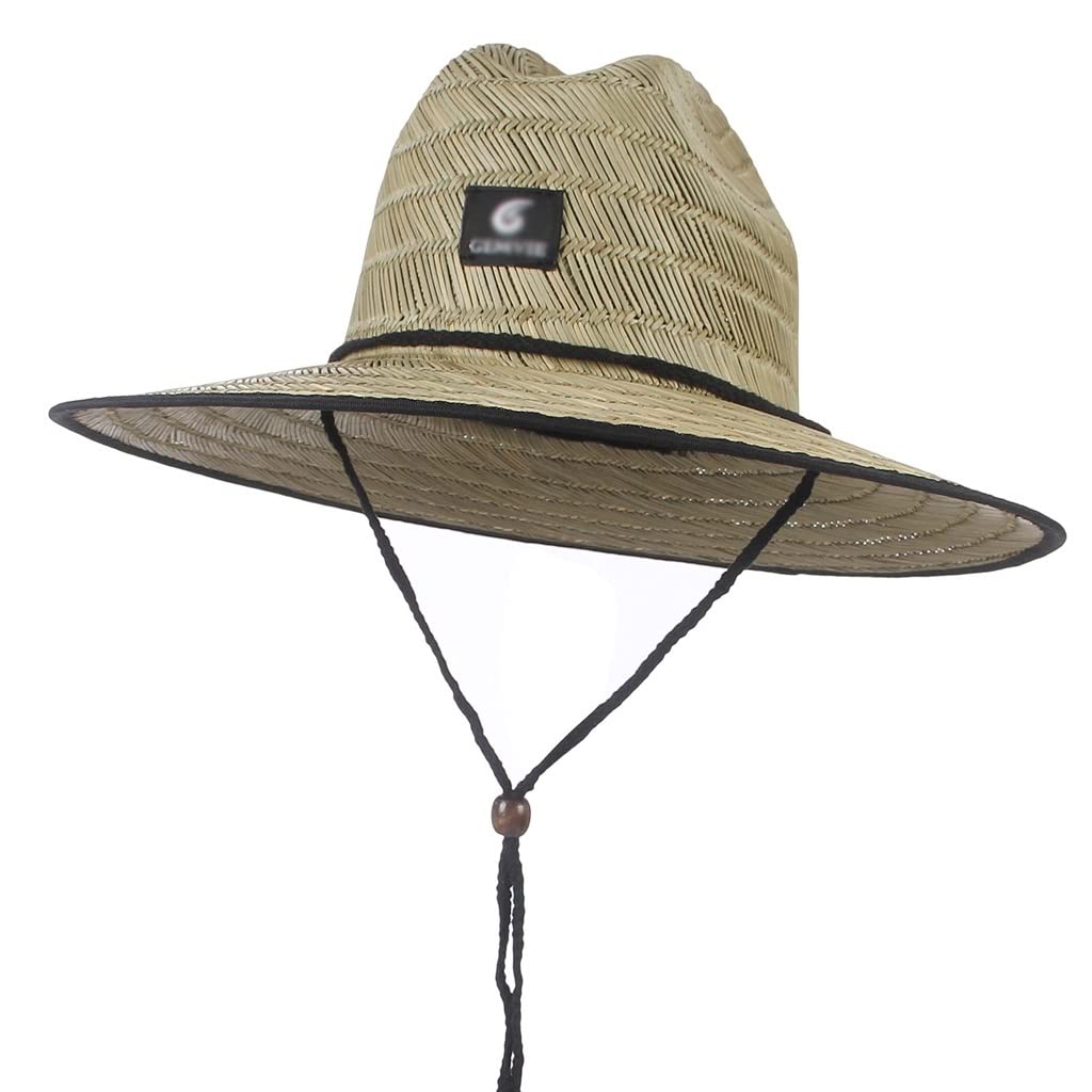 Classic Handmade Straw Sun Hat for Women & Men - Wide Brim Panama Beach Hat for Summer Outdoor Activities (57-60cm, Color B) - Perfect for Beach Vacations, Pool Parties, and Sun Protection
