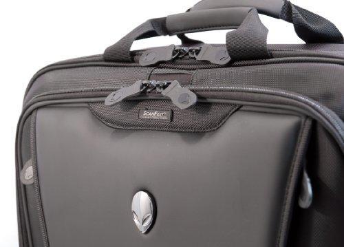 Alienware Orion 17.3 Inch Checkpoint Friendly Laptop Messenger Bag for Business Travel & Work Commute - Durable Water-Resistant Design for Dell, HP, Lenovo Notebooks