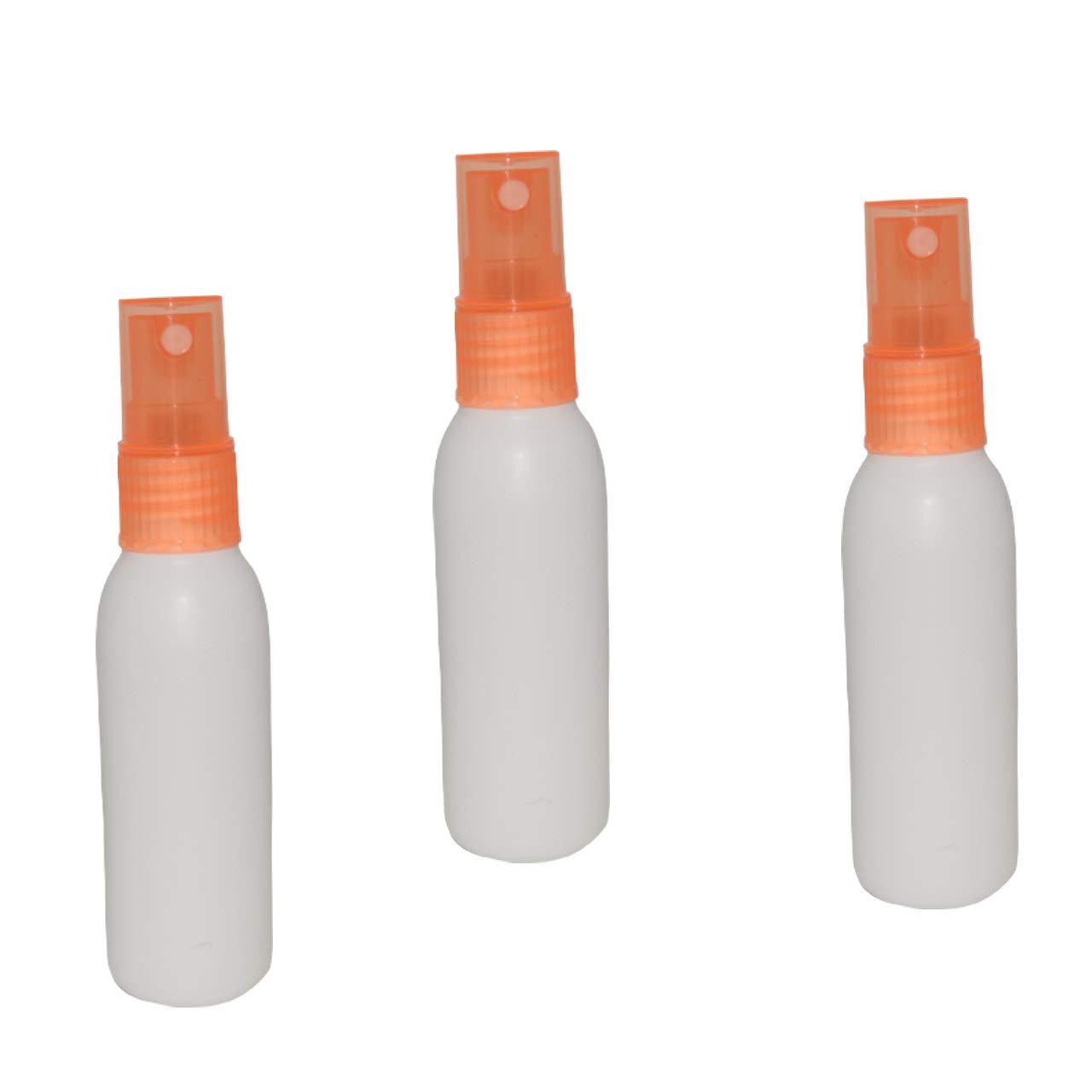 30ml Empty Plastic Milky White Refillable Fine Mist Spray Bottle - Pack of 3 for Hand Sanitizer, Toner, Perfume, Lotion & Essential Oils | Perfect for Travel, Home & Salon Use