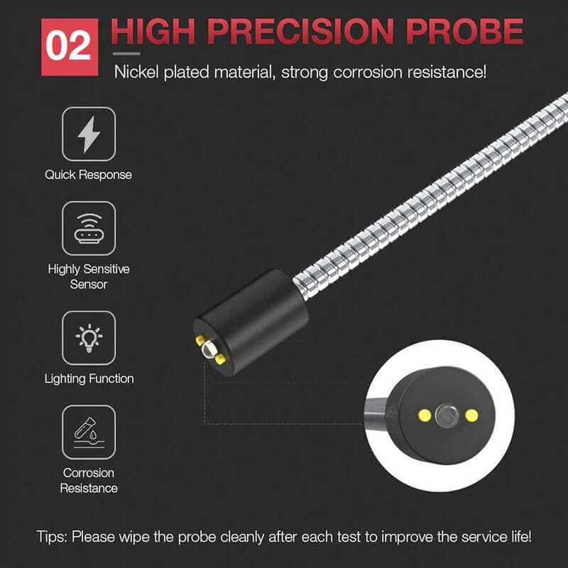 KINGBOLEN® BF100 Digital Brake Fluid Tester - Professional Automotive Brake Fluid Moisture & Condition Analyzer - Perfect for Car Maintenance, DIY Mechanics & Auto Repair Shops