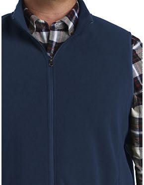 DXL Big & Tall Essentials Men's Full-Zip Polar Fleece Vest for Winter Warmth - Perfect for Outdoor Activities, Camping & Casual Wear