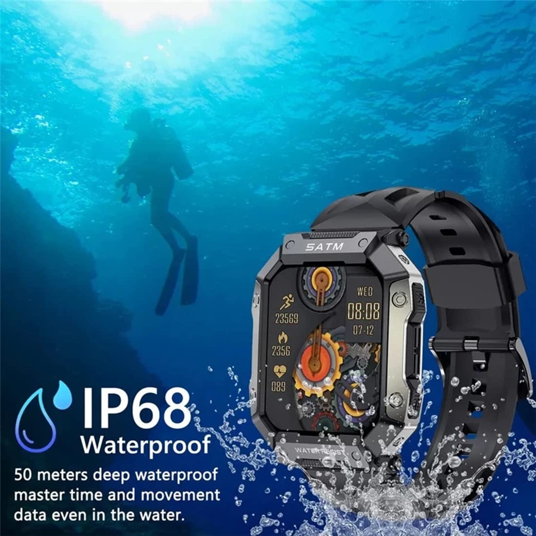 Smart Fitness Watch for Men & Women - 1.92