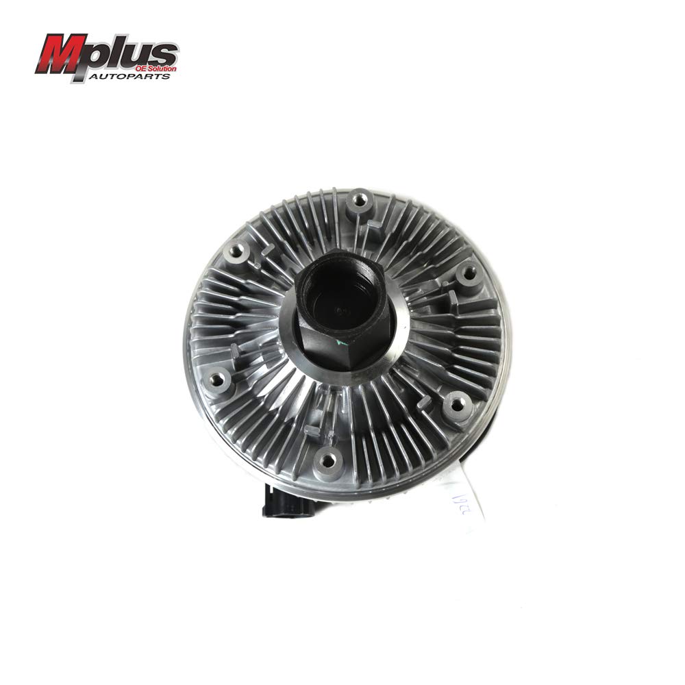MPLUS Electric Radiator Cooling Fan Clutch Replacement for Ford E-350 Club Wagon 2004-2005, E-350 Super Duty 2004-2010, Excursion 2003-2005, F250 F350 Super Duty 6.0L OHV 2003-2007 - Perfect for Engine Cooling & Overheating Prevention in Heavy-Duty Trucks & SUVs