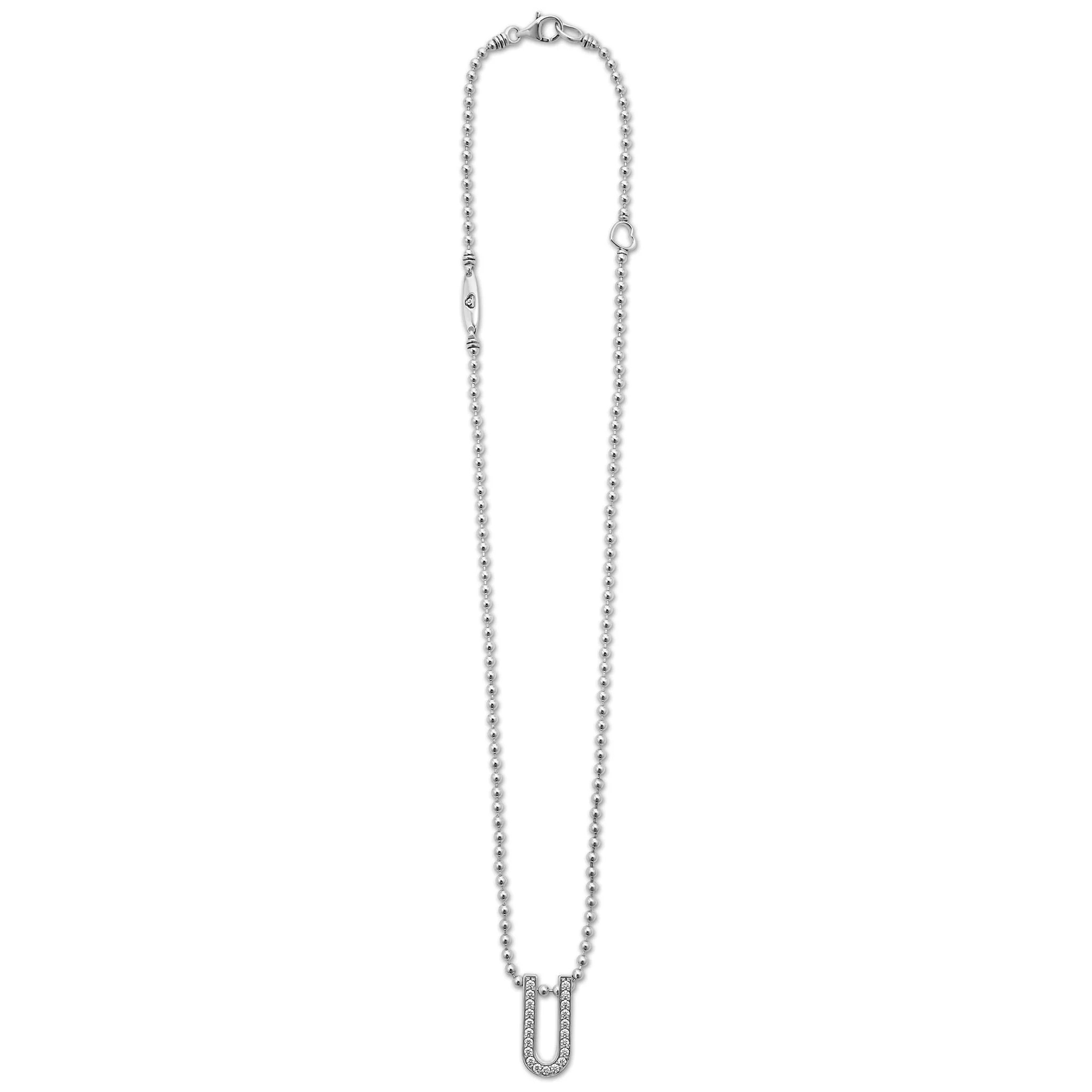 Stunning Large Linear Diamond Pendant Necklace for Women - Elegant 14K Gold or Sterling Silver Chain - Perfect for Weddings, Anniversaries & Special Occasions