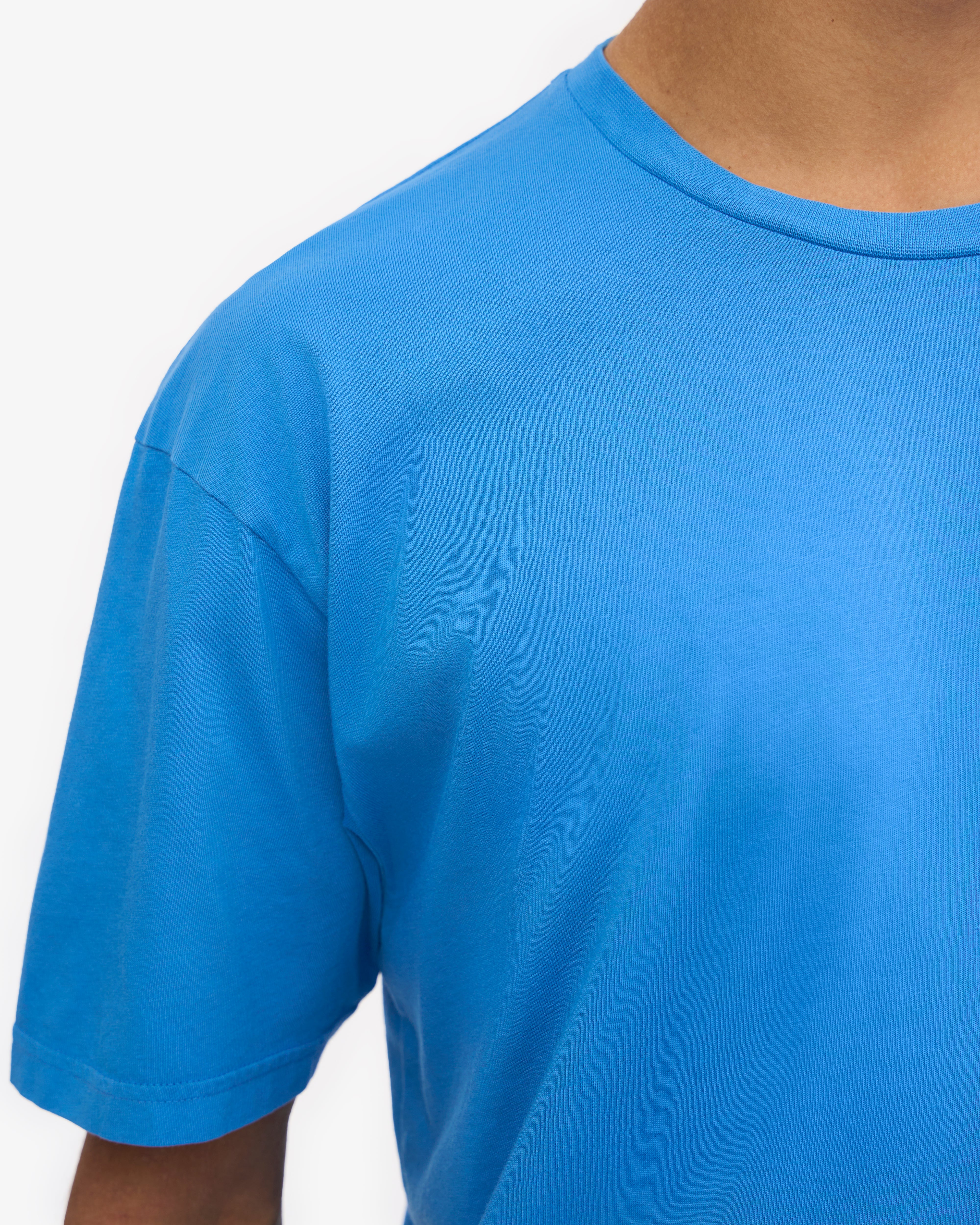 Classic Organic Cotton T-Shirt for Men & Women | Soft & Comfortable Pacific Blue Tee | Perfect for Casual Wear, Gym, and Everyday Outfits