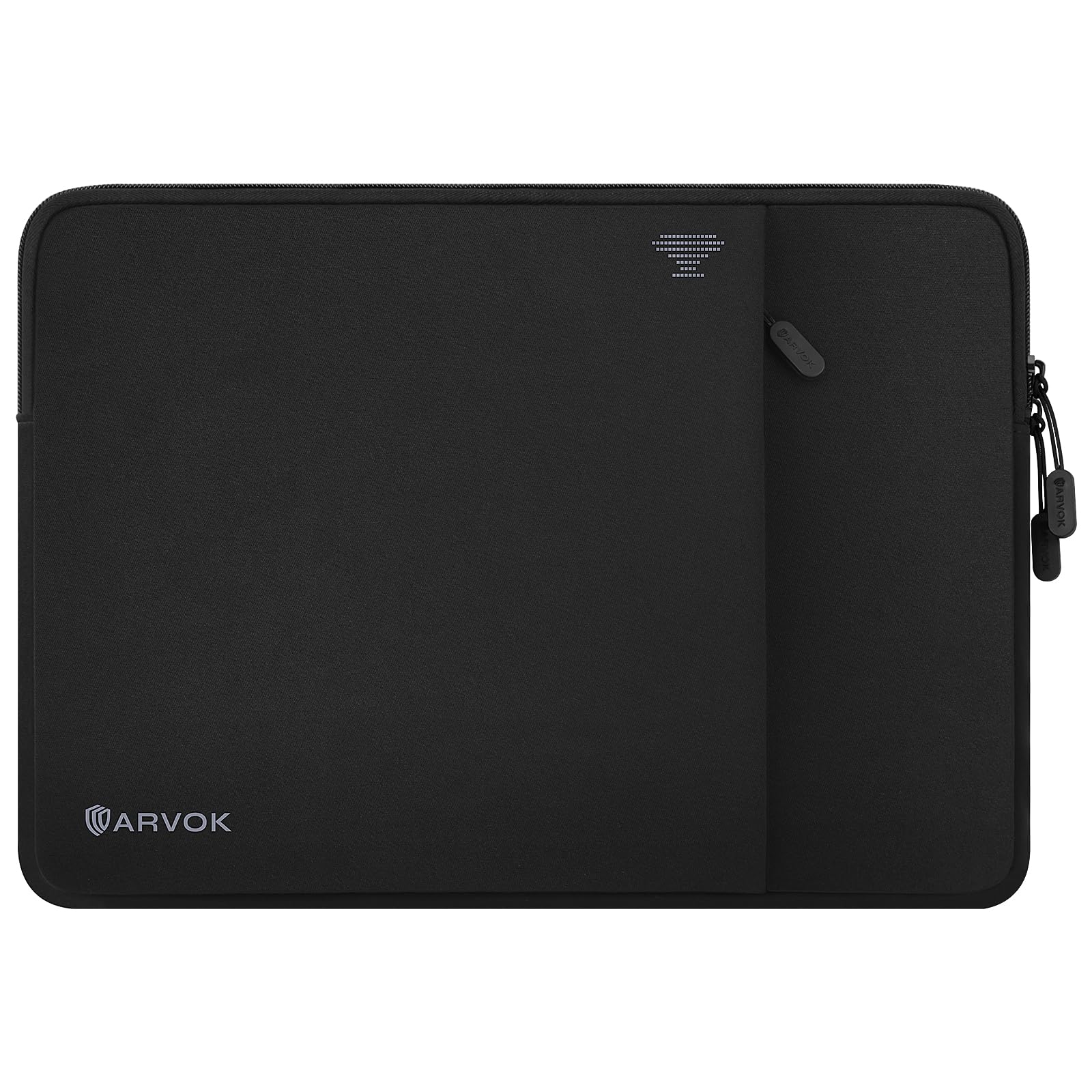 Shockproof 15-16 Inch Laptop Sleeve with Front Pocket - 360° Protective Laptop Case for MacBook Air/Pro, Lenovo, HP, Dell, Asus & Acer - Perfect for Work, Travel & School (Black)