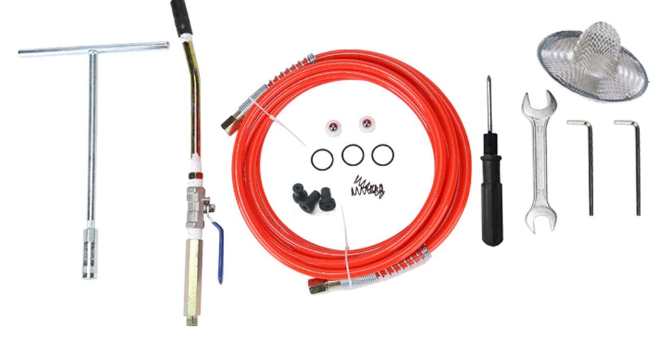 High Pressure Grouting Machine - W-999L Grout Injection Pump for Concrete Crack Repair & Foundation Stabilization | Ideal for Construction, Tunneling & Wall Reinforcement Projects