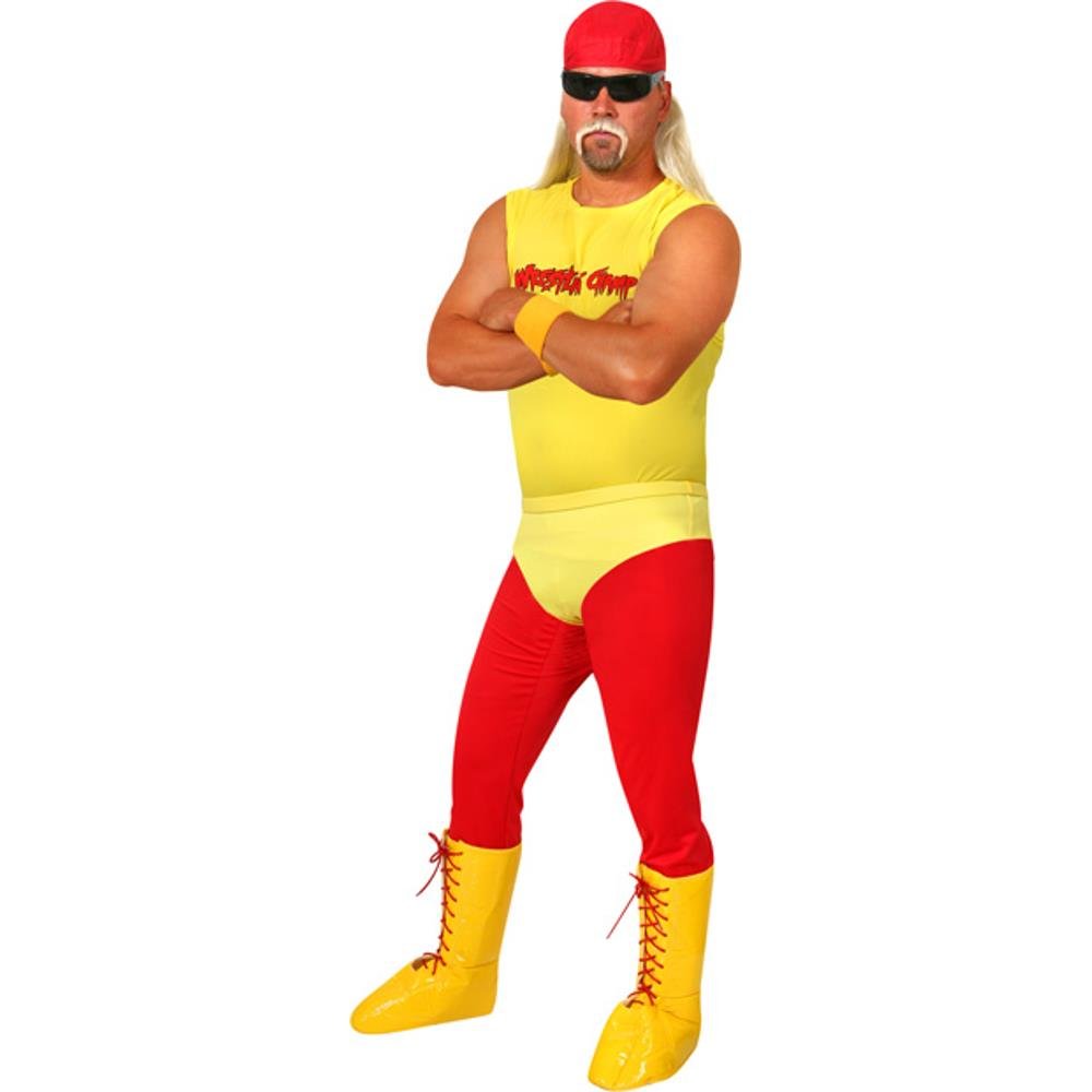 Hulk Wrestler Costume for Adults - Standard Size | Perfect for Halloween, Cosplay & Wrestling Events