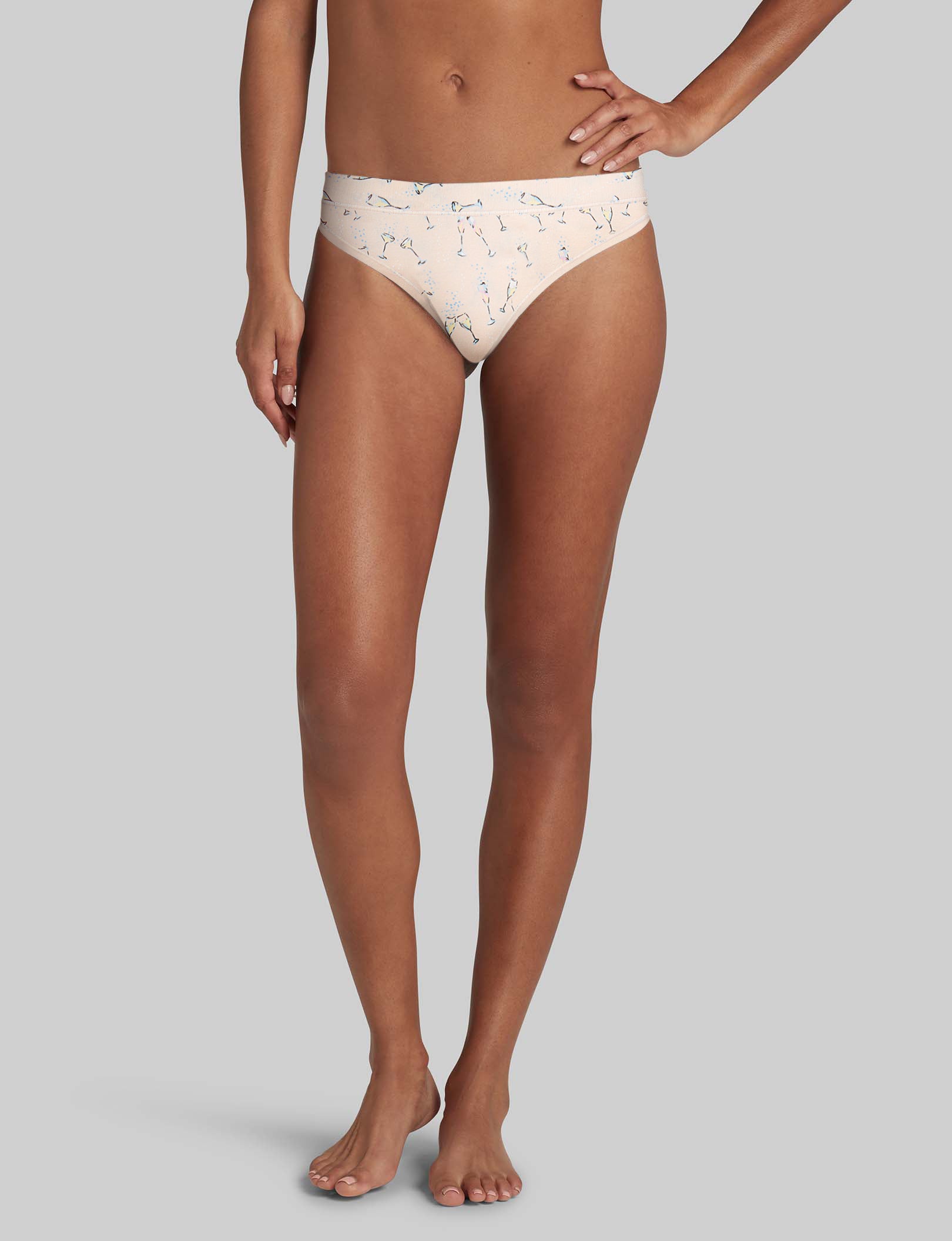 Seamless Women's Thong Underwear - Ultra Soft Second Skin Feel for All-Day Comfort - Perfect for Yoga, Workouts & Everyday Wear