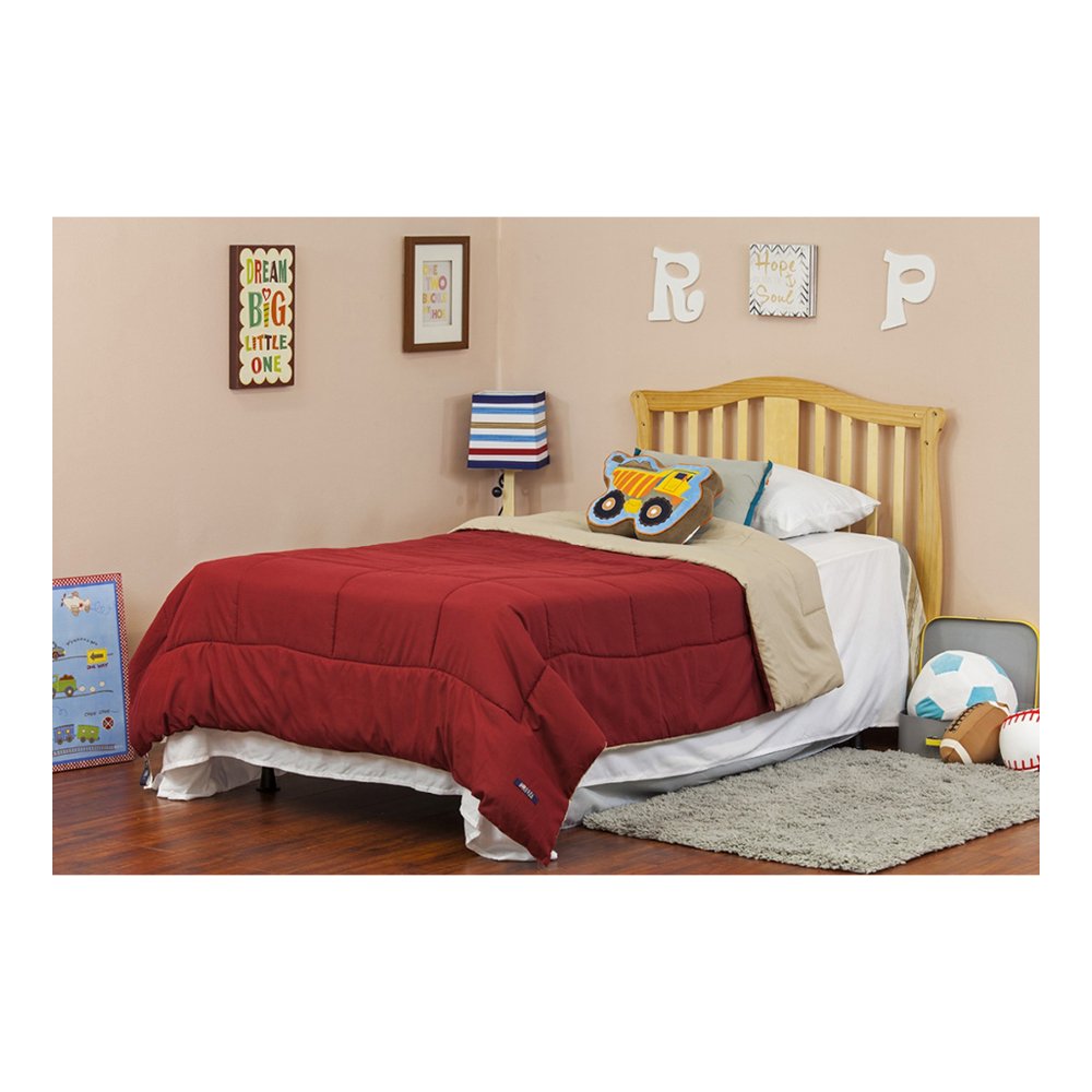 **Dream On Me Addison 4-in-1 Convertible Mini Crib – Natural New Zealand Pinewood, Greenguard Gold Certified, Non-Toxic Finishes, Includes 1” Mattress Pad – Perfect for Nursery, Small Spaces & Travel**