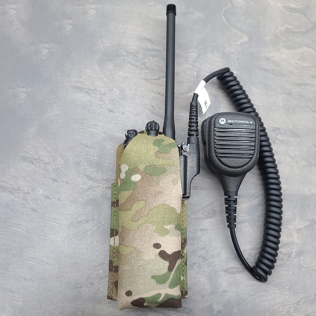 Esstac Motorola XTS 5000 Radio Pouch with 2 Malice Clips - Tactical Molle-Compatible Holder for Two-Way Radios, Law Enforcement & Outdoor Adventures