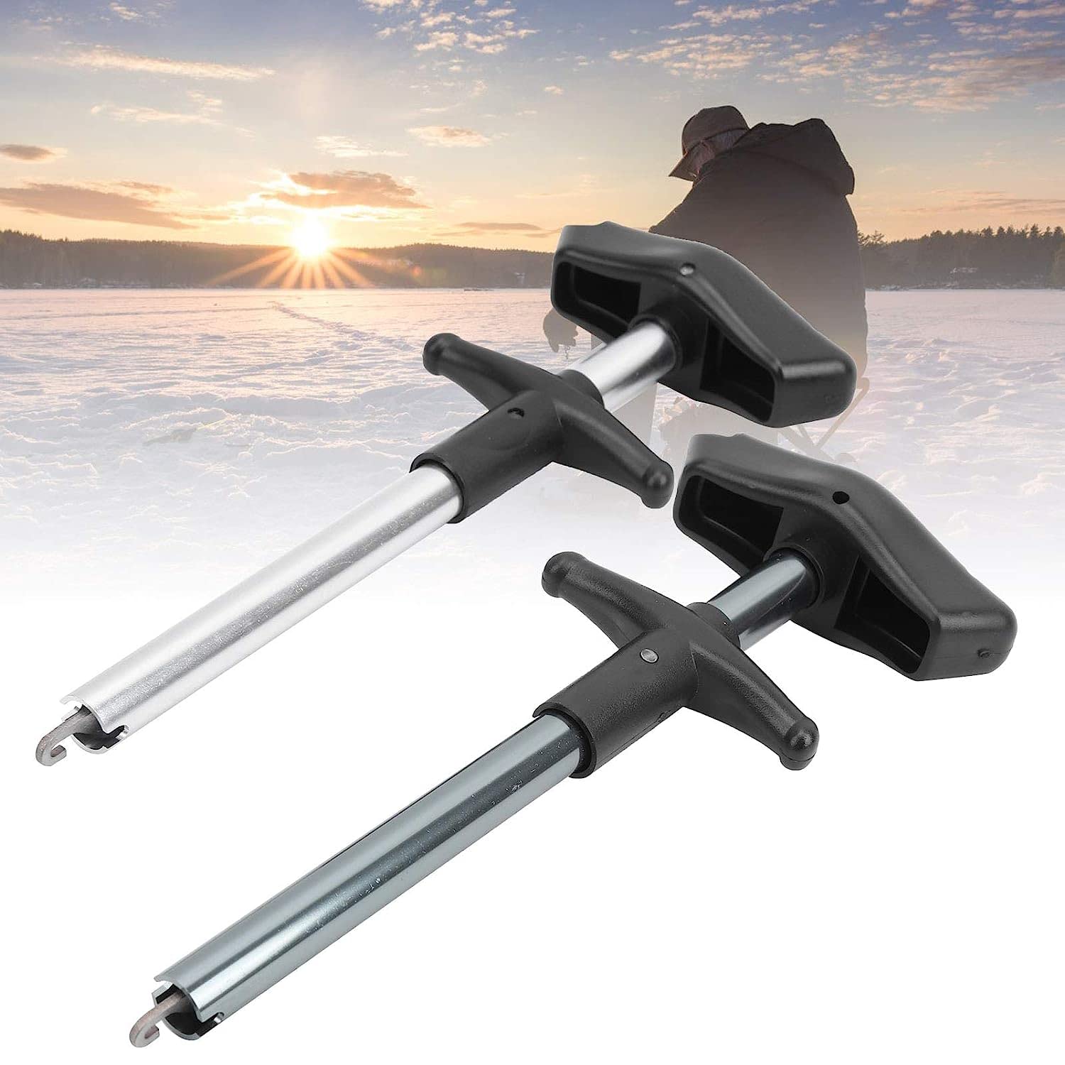2-Pack Fishing Hook Remover Tool Set - Durable Stainless Steel Hook Extractor for Anglers, Boat Fishing & Outdoor Enthusiasts - Perfect for Catch & Release, Saltwater & Freshwater Fishing